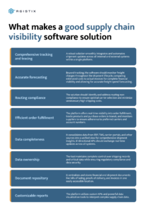 supply chain visibility software market