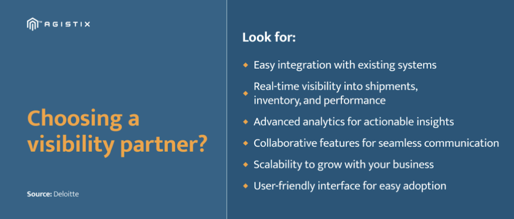 comprehensive visibility platform agistix