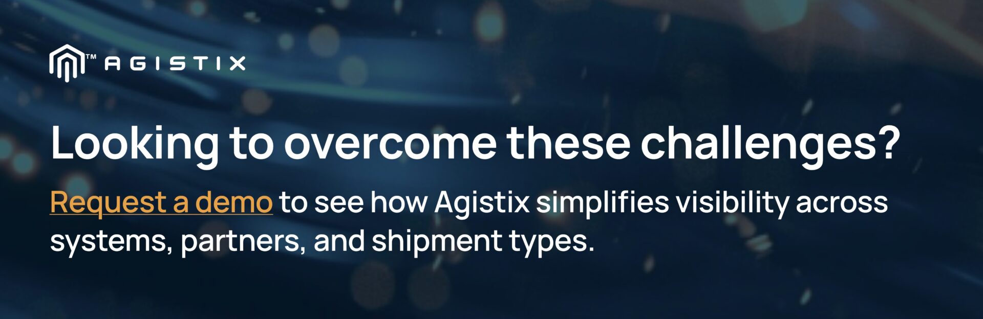 Get demo Agistix